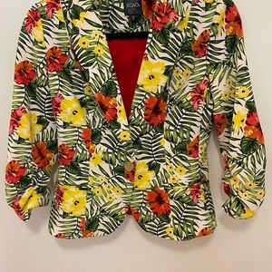 Floral jacket by XOXO size small